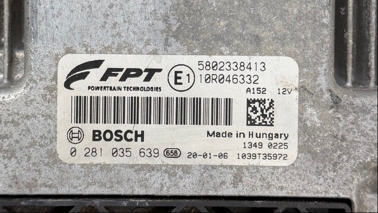 I  Original and  AdBlue SCR OFF File I  Iveco Daily 3.0  180 PS HP    I Bosch EDC17C49  0281035639   5802338413  10R046332   I  HW 5802338413  SW  10SW042266    P1208  Software upgrade  C118380V6HS0D6GI0D921P07.HEX
