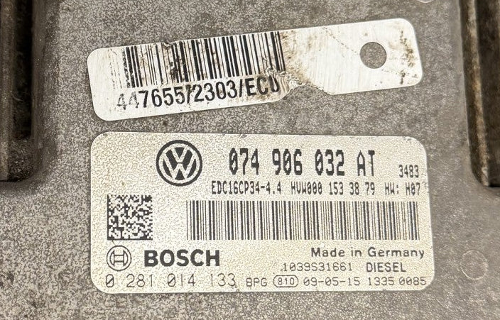 IMMO OFF File, Immobilizer Files VW Crafter 2.5 TDI, 80 KW 109 PS HP I Bosch EDC16CP34 0281014133 I 074906032AT I SW 1037503936 I Software upgrade 074906032AT 5175 I