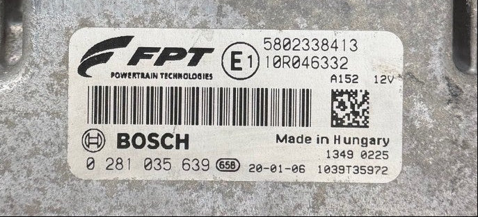 Original Files Iveco Daily 3.0  180 PS HP    I Bosch EDC17C49  0281035639   5802338413  10R046332   I  HW 5802338413  SW  10SW042266    P1208  Software upgrade  C118380V6HS0D6GI0D921P07.HEX