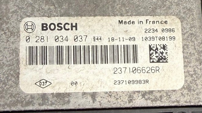 Original Files , Original Dateien Renault Traffic 1.6 DCI  89 KW  121 PS HP 9281034037  237106626R 0281034037 SW 10SW014336 Software upgrade 237614248S