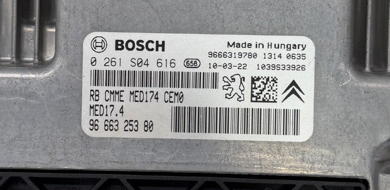 IMMO OFF File  I  Wegfahrsperre Dateien I  Peugeot 3008 T8  1.6 16V   115 KW  156 PS HP  I  Bosch MED17.4  0261S04616  9666325380  I  HW  9666319780  I  SW  1037500446   10SW009693  I 9666319780  Software upgrade  9692275180 I