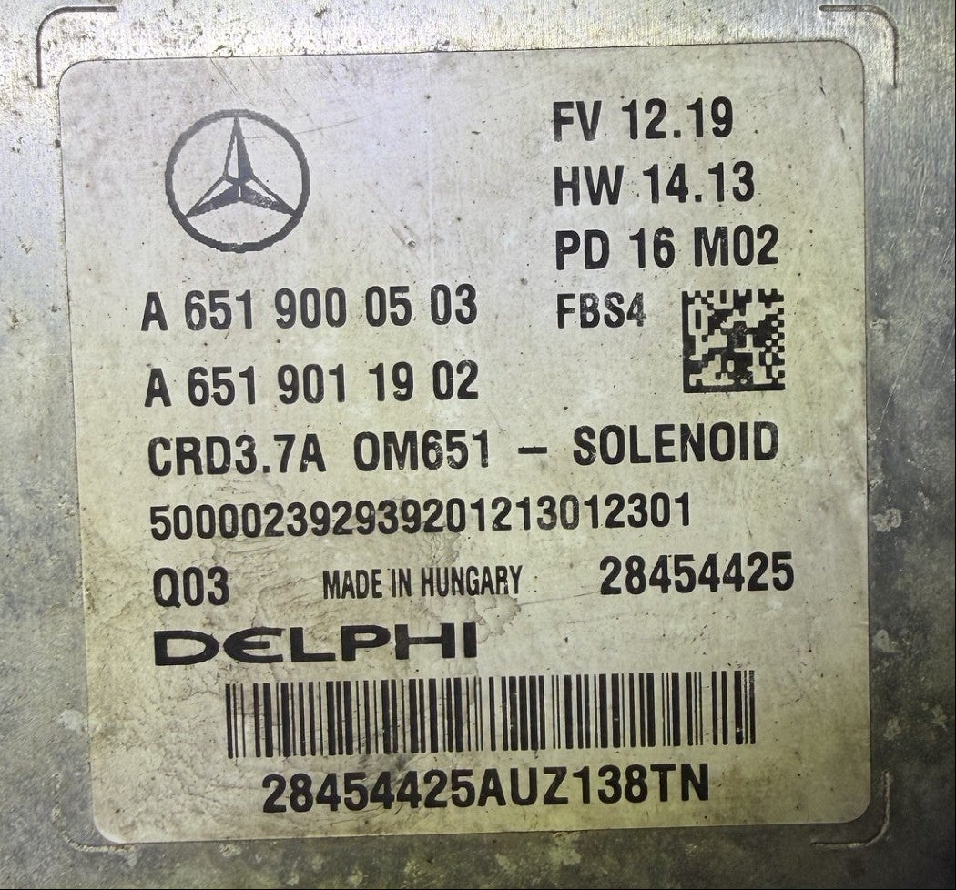 Original Files Mercedes E klasse 220 CDi  W212  125 KW  170 PS HP  I Delphi CRD3.7A  A6519000503  A6519011902  HW 14.13  I  HW 6519040800  SW 6519023203  I Software upgrade  6519030170  I