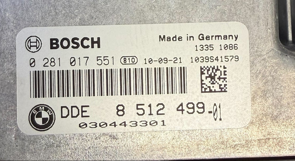 Original Files, Files, BMW 1 Series 118d 6AT 105 KW 142 PS HP, Bosch EDC17C06 0281017551, DDE 8512499, HW 08512499 I SW 1037507453 I Software upgrade 08512967 I