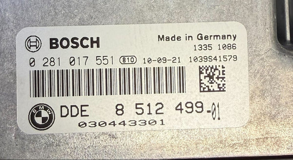 ملفات أصلية, ملفات, BMW الفئة الأولى 118d 6AT 105 كيلووات 142 حصان, Bosch EDC17C06 0281017551, DDE 8512499, HW 08512499