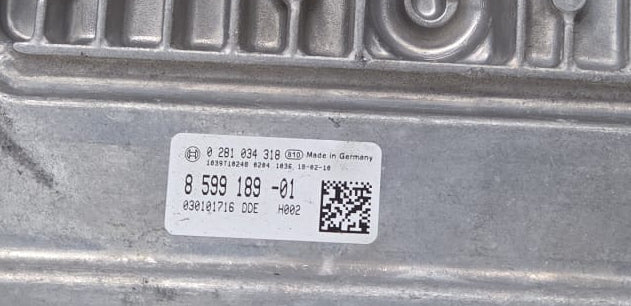 Original Files BMW 3.0 740d xDrive ,  235 KW  320 PS HP  I Bosch MD1CP002  8599190-01  0281034318   HW 000029B6172000  SW  000029B8172000   SW 10SW032127  Software upgrade  00004CC017200A