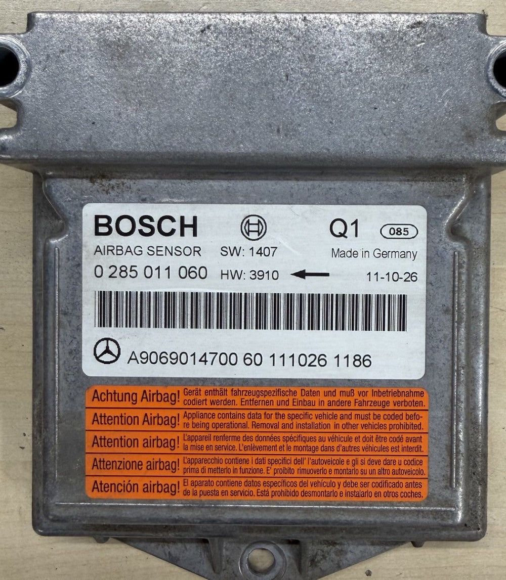 Original EEPROM File Mercedes Sprinter W906  Bosch Airbag Control unit , Airbag sensor  I 0285011060  A9069014700   HW  1407  SW 1407 I