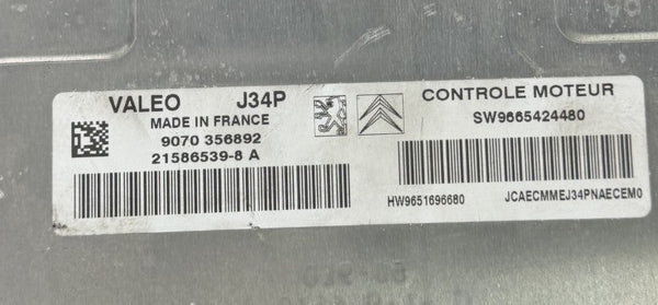 I   IMMO OFF File  Wegfahrsperre Dateien I Citroen C2  1.4i  I   Valeo J34P  21586539-8A I HW 9651696680  SW 9665424480  Software upgrade  9666263980 I