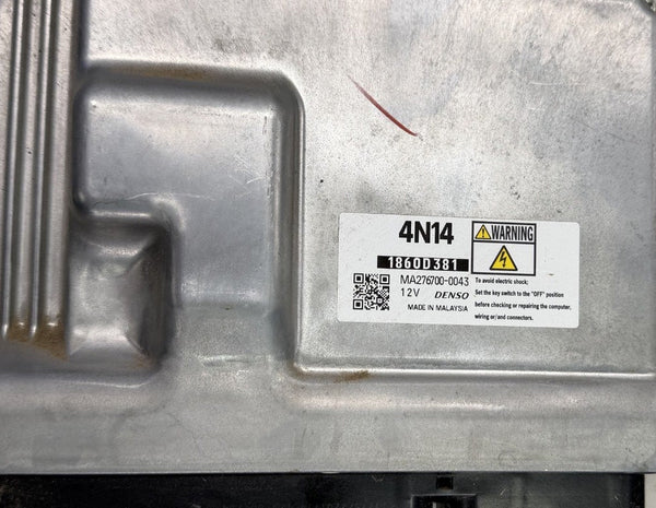Original Files Mitsubishi L200  2.2 16V  4WD  110 KW  ,  150 PS HP  I ECU Denso MA276700-0043  1860D381  4N14  I HW   H1EC4P45  SW HPZ1HPZ13201  Software upgrade 1860D38101 I