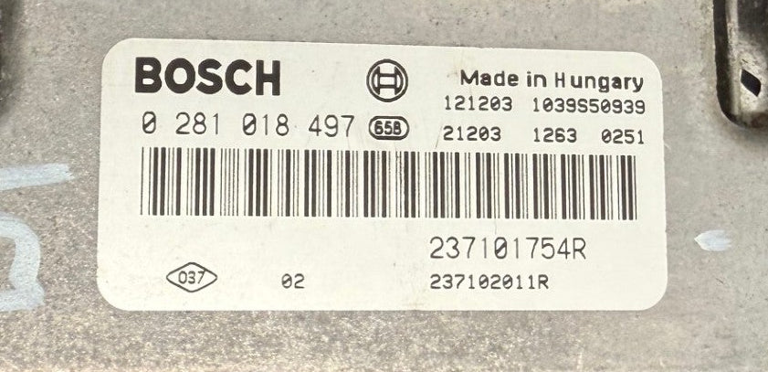 Original Files Renault Traffic 2 2.0 TDCI Bosch EDC17C42  0281018497  23710175R , SW 1037532127 1037517942  HW 1754R Software upgrade 3546R