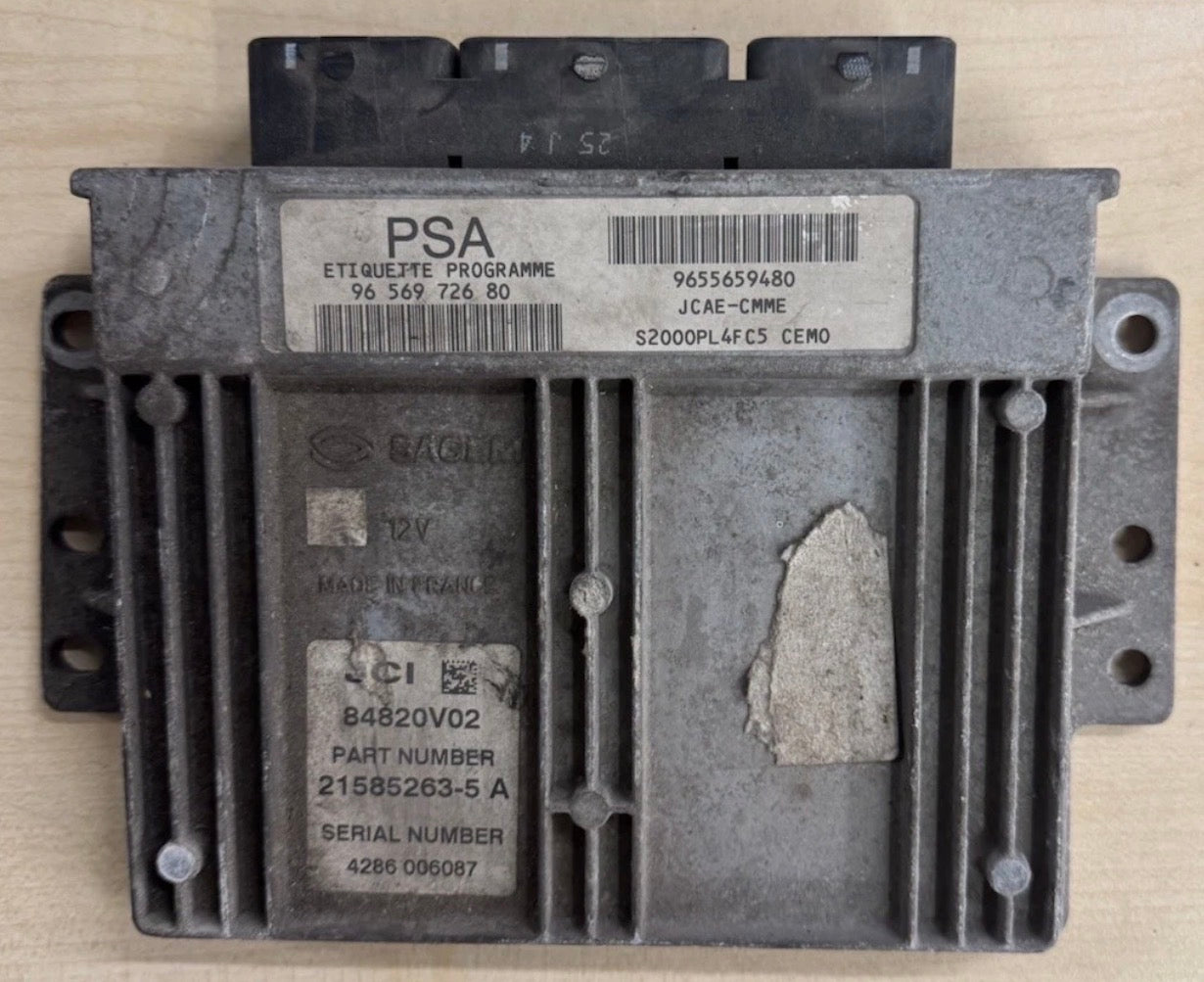 Original ECU Files , Dateien , Peugeot 206 1.4 , Sagem S2000PL4FC5 , 9656972680 , 9655659480 , 21585263-5 A