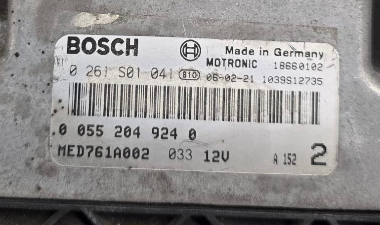 Original Files , Dateien , Alfa Romeo 1.9 JTS Bosch MED7.6.1 , 0261S01041 , 0552049240 , SW 1037380128