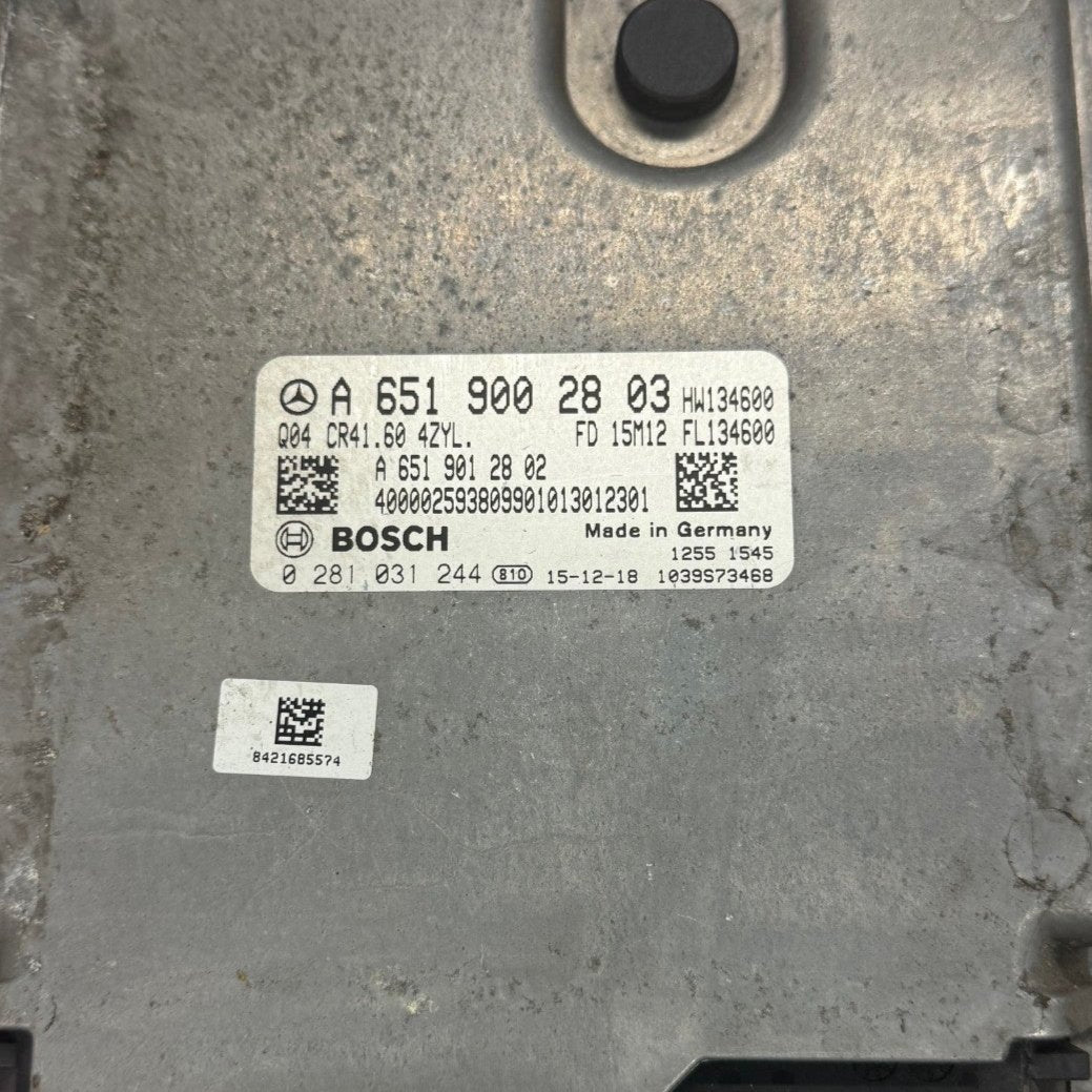 Original Files Mercedes W447 Bosch EDC17C66 A6519002803 0281031244 SW 10SW035973 CR41.60 A6519012802