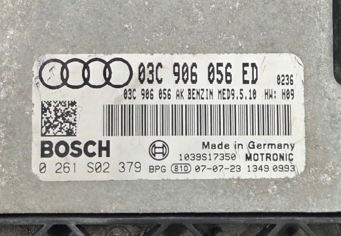 IMMO OFF File Audi A3 1.6 FSI I Bosch MED9.5.10  0261S02379  SW: 1037382597  Software Upgrade: 03C906056ED 0236 I