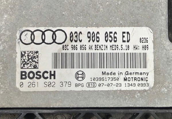 Orginal Files Audi A3 1.6 FSI I Bosch MED9.5.10  0261S02379  SW: 1037382597  Software Upgrade: 03C906056ED 0236 I