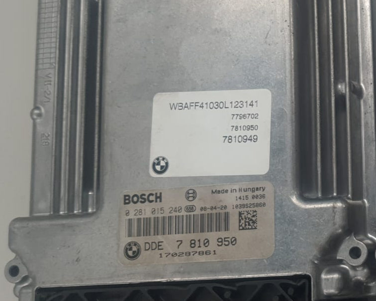 Original Files BMW X5 E70 3.0D Bosch EDC16CP35 0281015240 DDE7810950 Software  1037500775  Software Upgrade 08509179