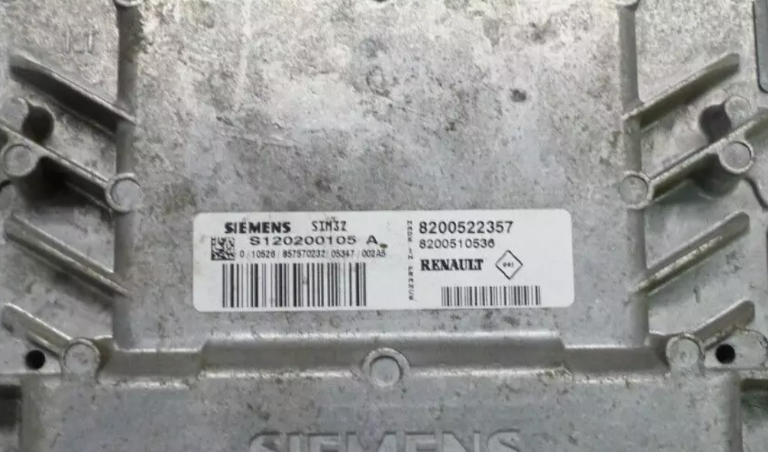 Original Files Renault Clio 1.2 Siemens SIM32  S120200105A 8200522357  8200510536 SH7055