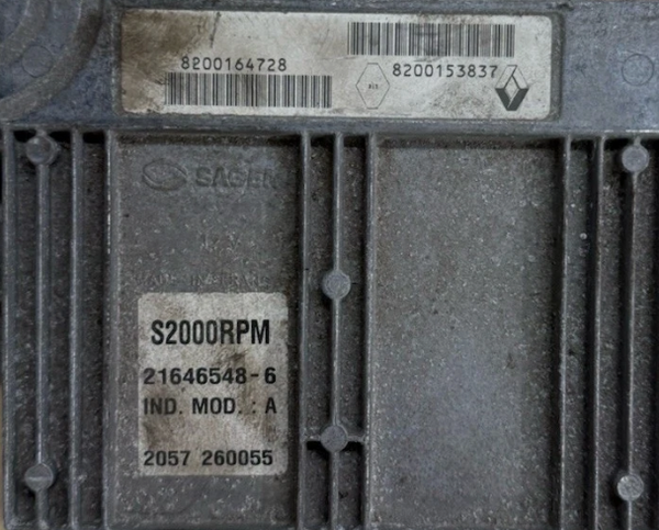 ، ملفات مانع تشغيل المحرك رينو لاجونا II ساجم S2000RPM 8200153837 21646548 HW 8200153837 برنامج 8200344223 تحديث برنامج 8200150810