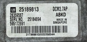 Original Files Chevrolet 2.2 CDTi Delphi DCM3.7 AP , 25189813 , HW 01804720AB , SW 01805DB6AA , Software upgrade  01805DB9AA