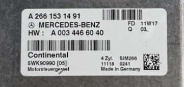 Original Files Mercedes W169 W245 Siemens SIM266 A2661531491  A0034466040  5WK90990 , HW 0034466040  SW 0024485640  Software upgrade 0044470240