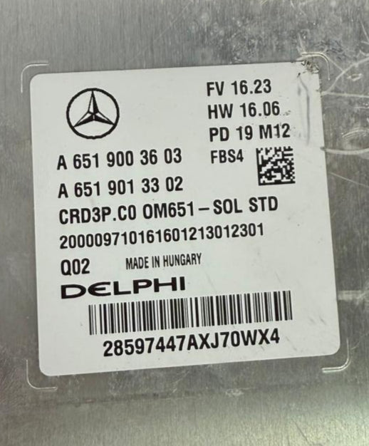 Original Files Mercedes Sprinter W907 2.2 CDI 108 KW 142,8 PS HP A6519003603 A6519013302 HW 6519042800 SW 6519022603 Software upgrade 6519035261