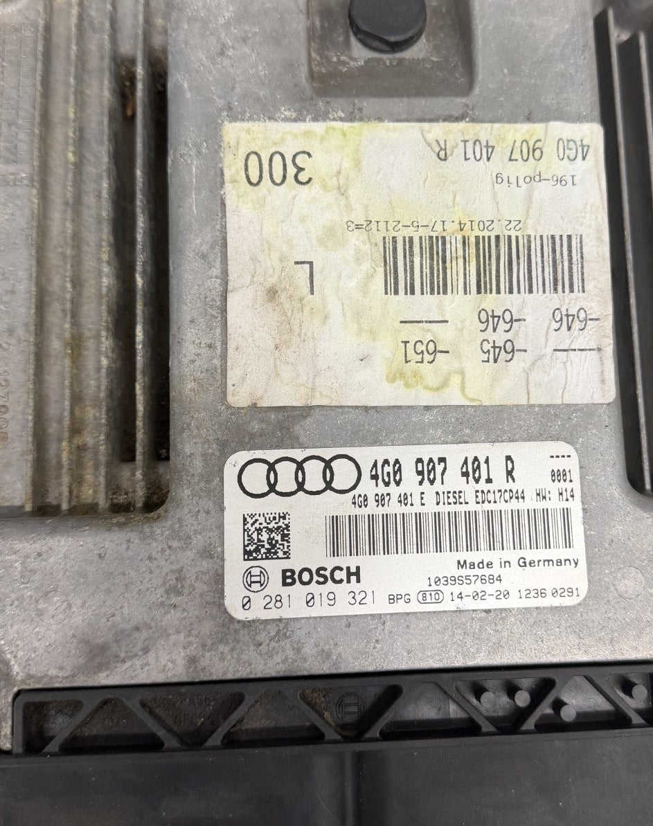 Original Files Audi A6 ALLROAD QUATTRO I 3.0 TDI  Engine CKVC 180  KW  245 PS HP I Bosch EDC17CP44  4G0907401R  4G0907401E  0281019321 I SW 1037524697