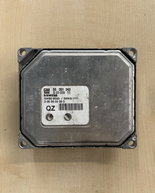 OPEL Vectra C 2.2  Z22YH ECU MS 55351342 / 5WK9177 / 5WS08023