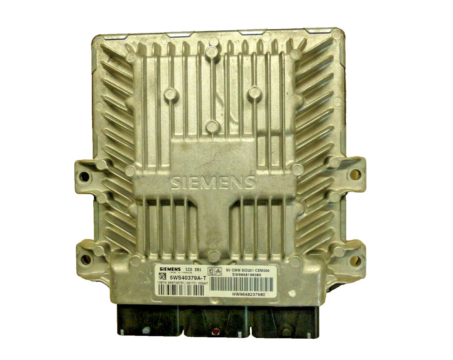 Peugeot Siemens Motorsteuergerät (INK PROGRAMMIERUNG)  5WS40379A-T 9648237680