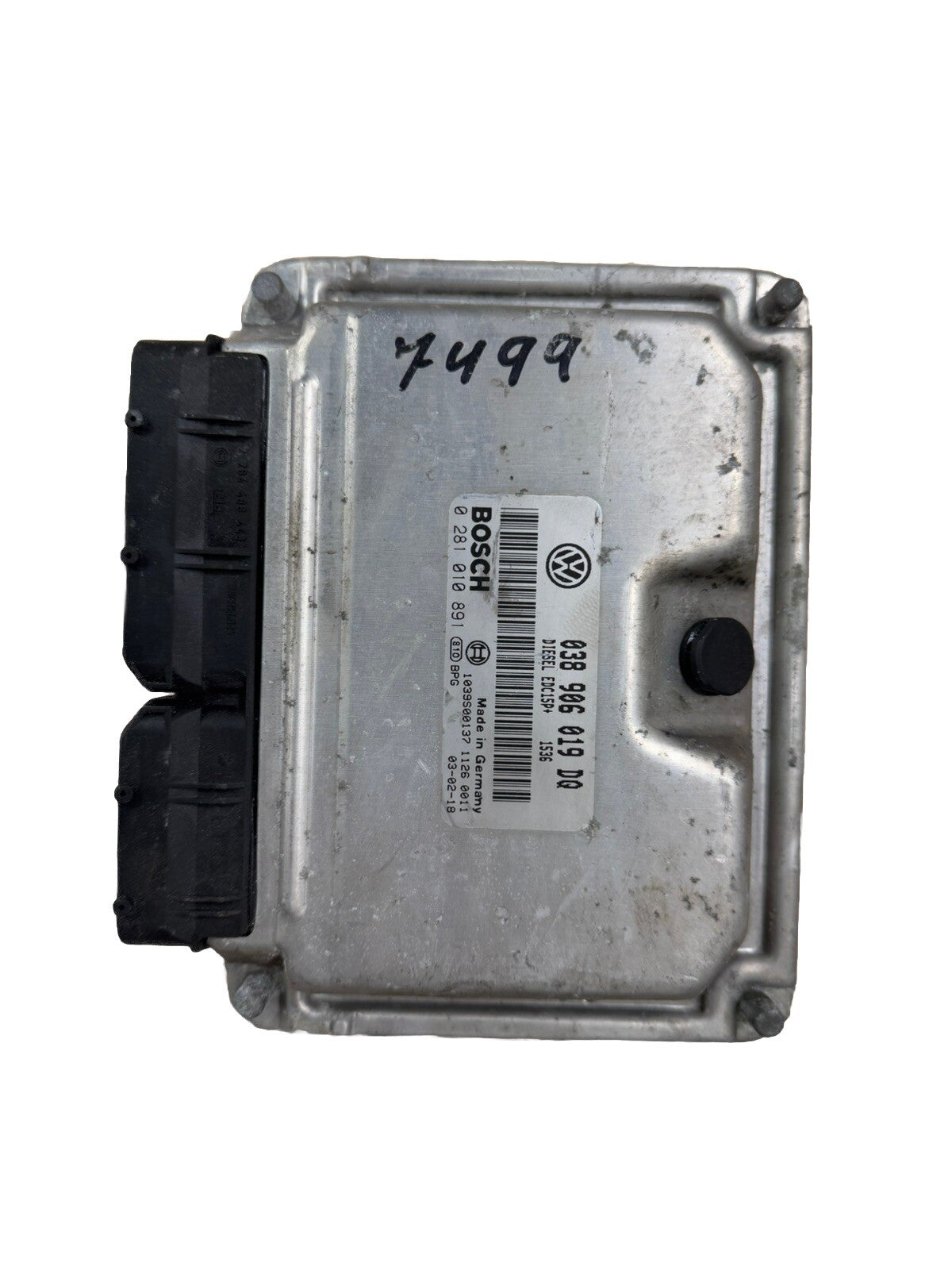 Plug&Play ENTSPERRT ECU Steuergerät Seat 1,9   038906019DQ Bosch 0281010891