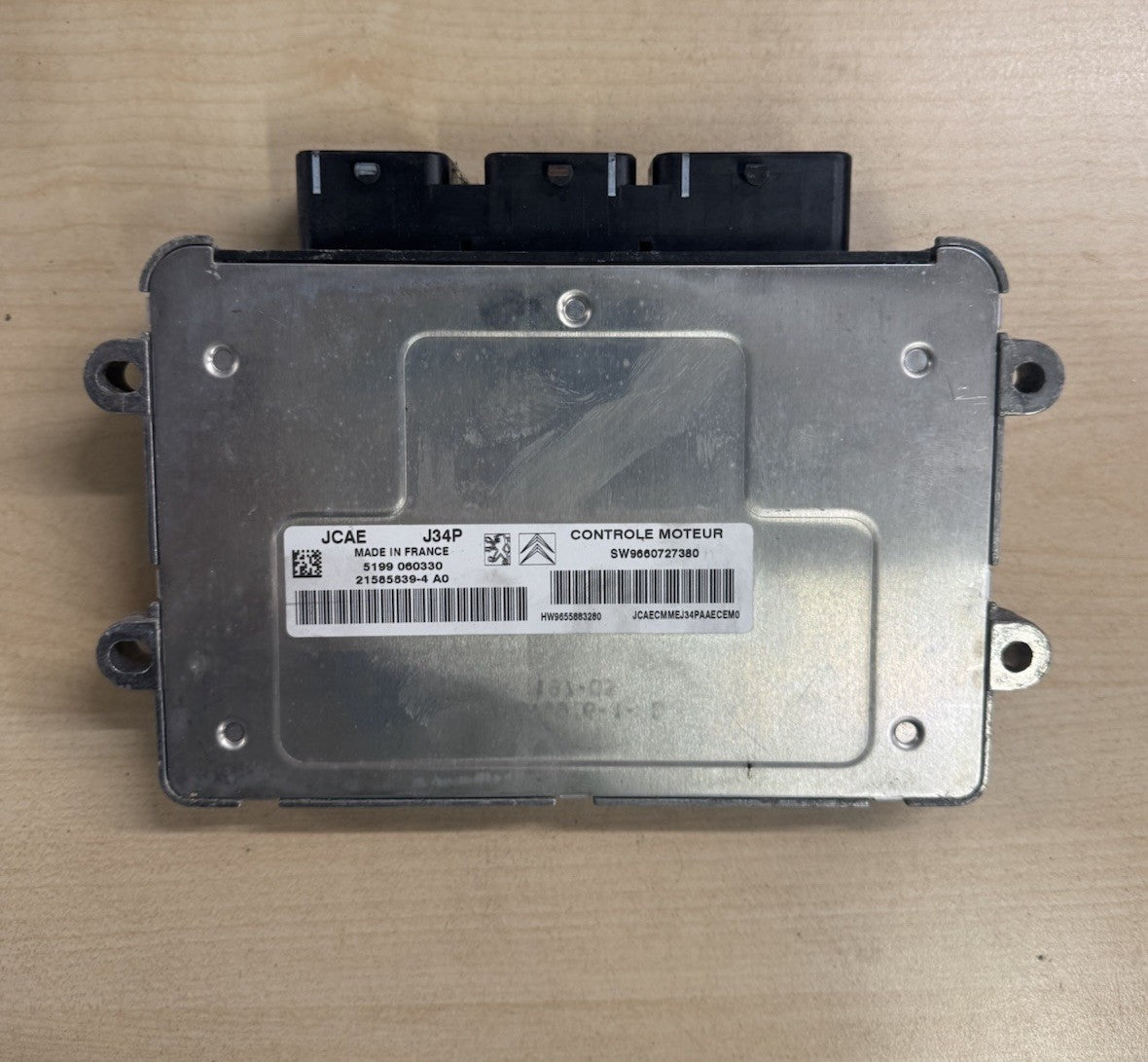 Plug&Play ENTSPERRT PEUGEOT 1007 EcU Steuergerät SW9660727380 9660727380