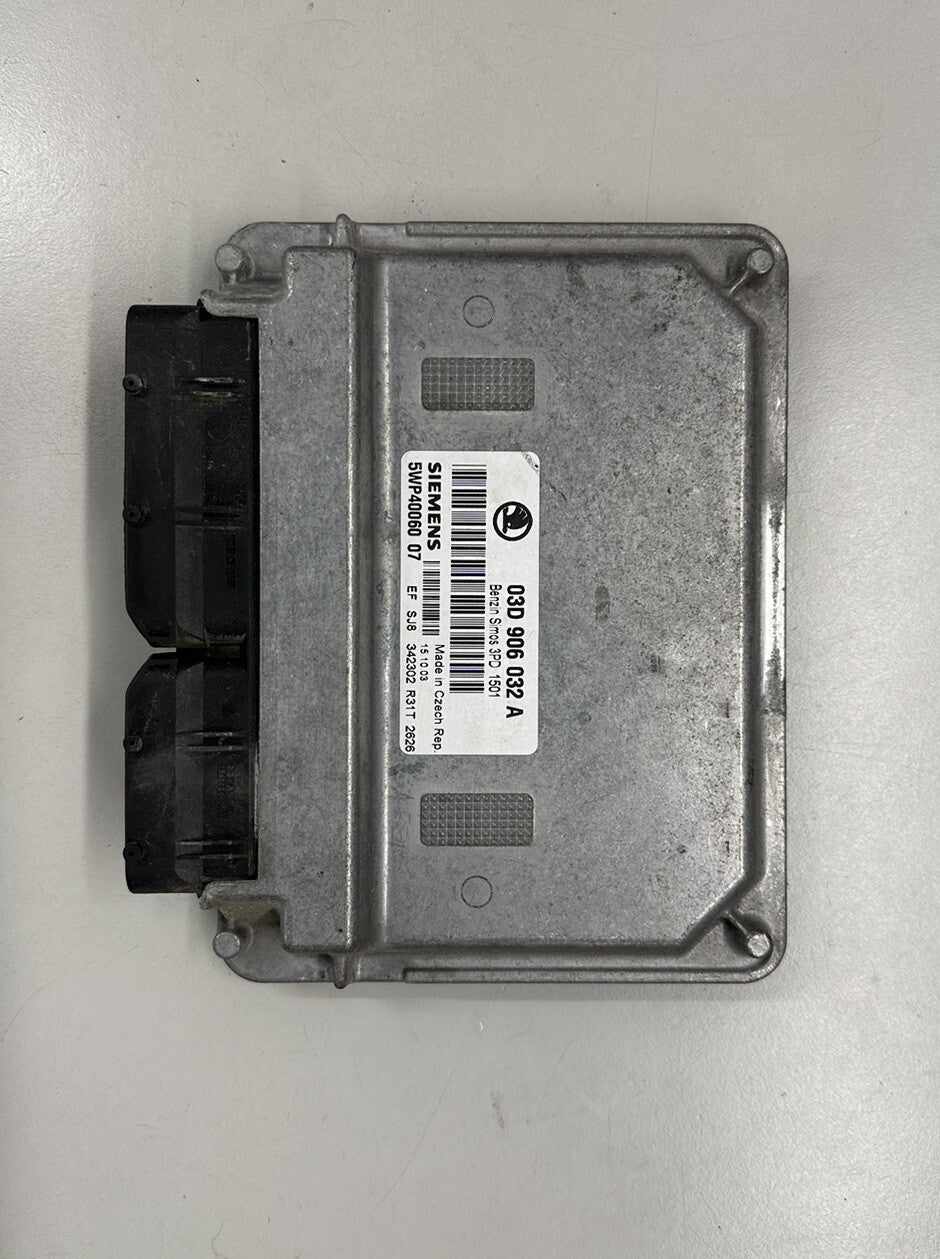 PLUG & PLAY ENTSPERRT Skoda Siemens 5WP40060 Motorsteuergerät 03D906032A