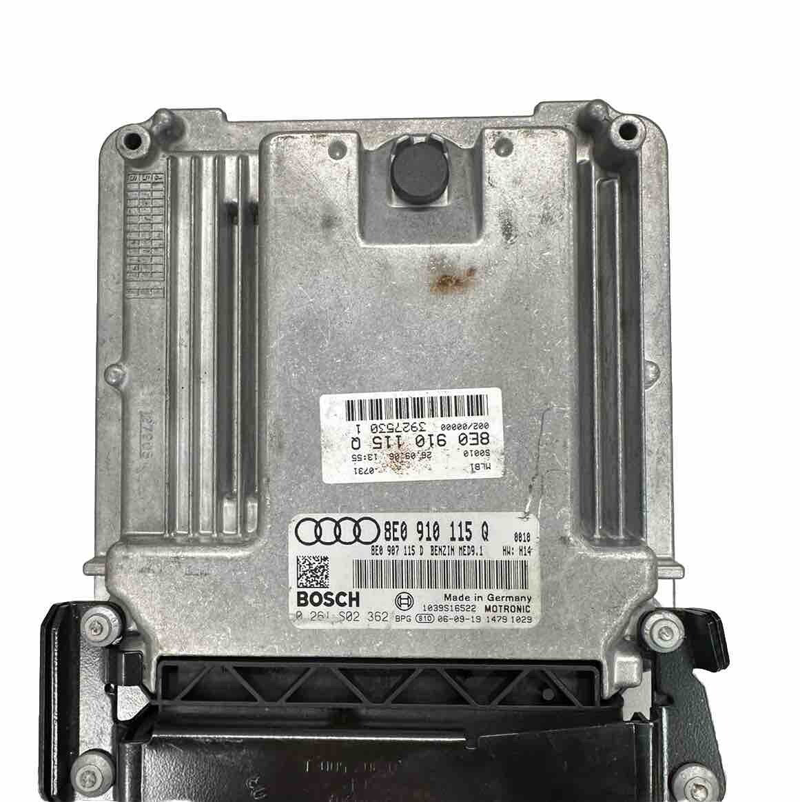 Plug&Play (ENTSPERRT) Motorsteuergerät ECU 2.0 Audi 8E0910115Q Bosch 0261S02362