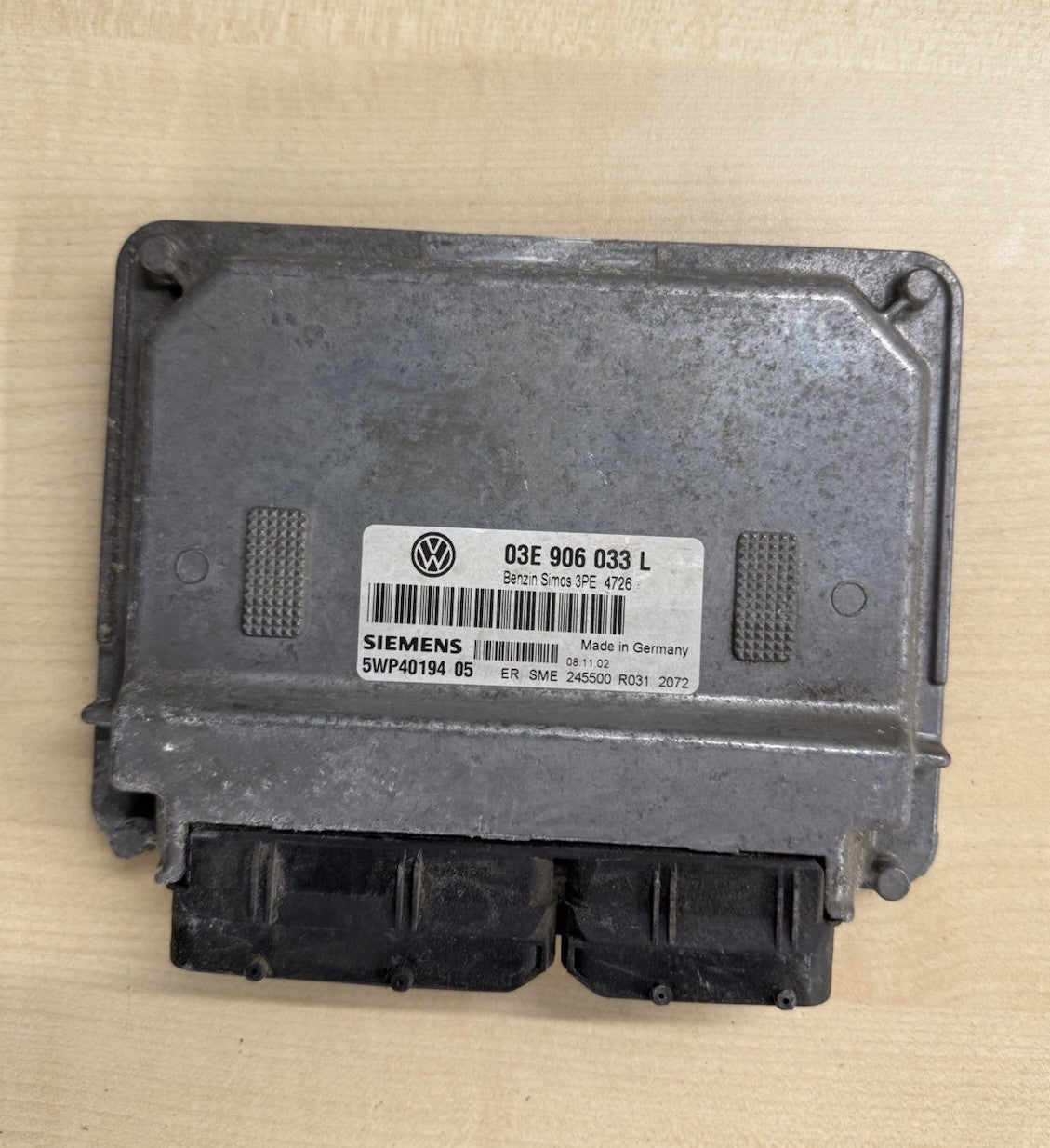Plug&Play ENTSPERRT Motorsteuergerät ECU VW Polo 1.2 03E906033L 5WP40194