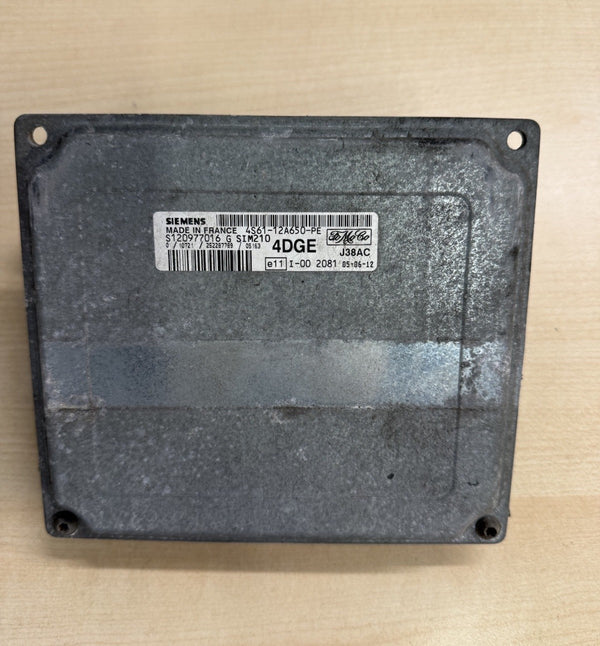 Geprüft ECU Motorsteuergerät Ford Fiesta 1.6 S120977016G 4S6112A650PE