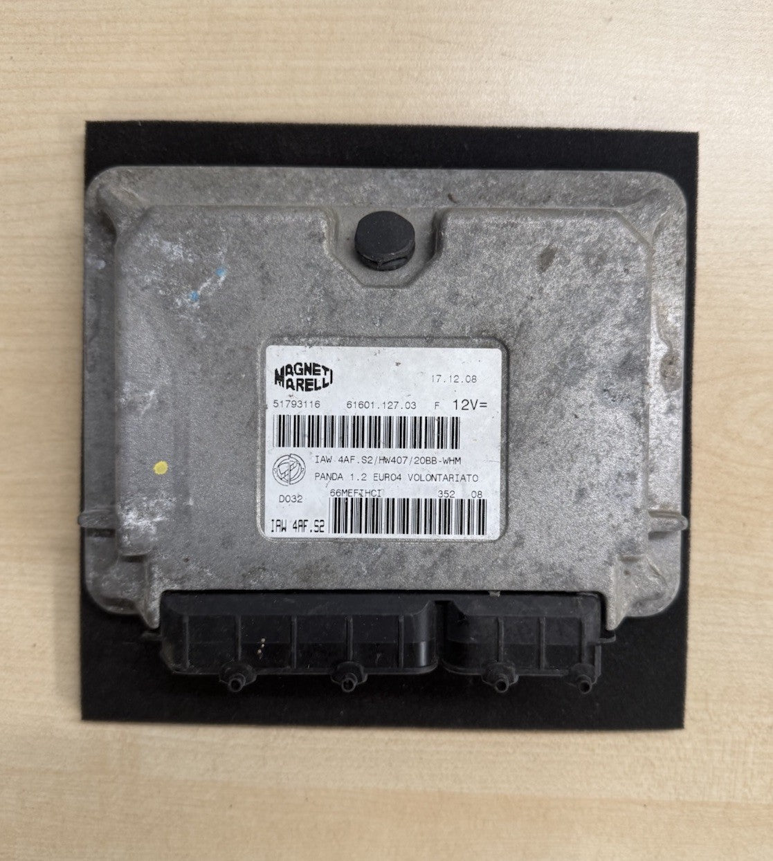 Plug&Play ENTSPERRT Fiat 169 Panda 1.2 ECU Steuergerät 51793116 IAW4AF.S2