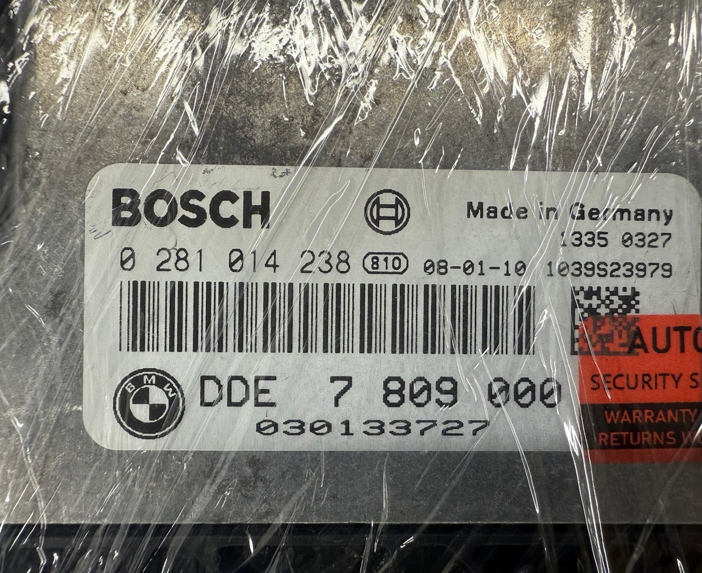 Plug&Play Ink Programmierung BMW 3er ECU MA DDE 7809000 0281014238 7809822