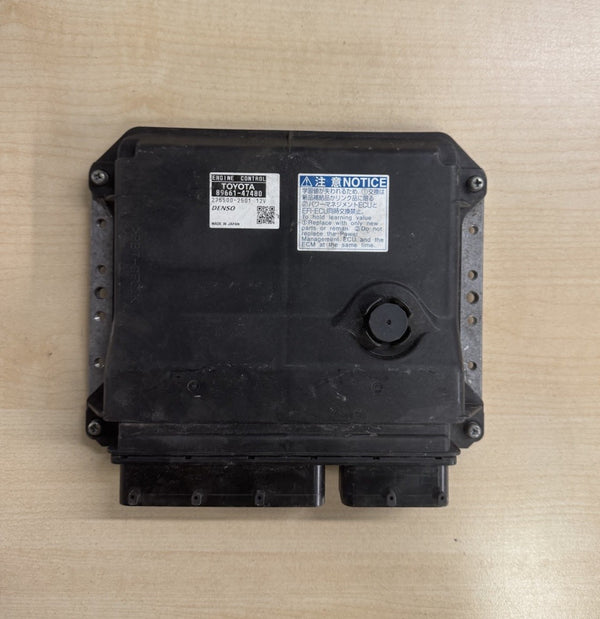 Geprüft Toyota Prius Motorsteuergerät ECU Denso 275500-2501 89661-47480
