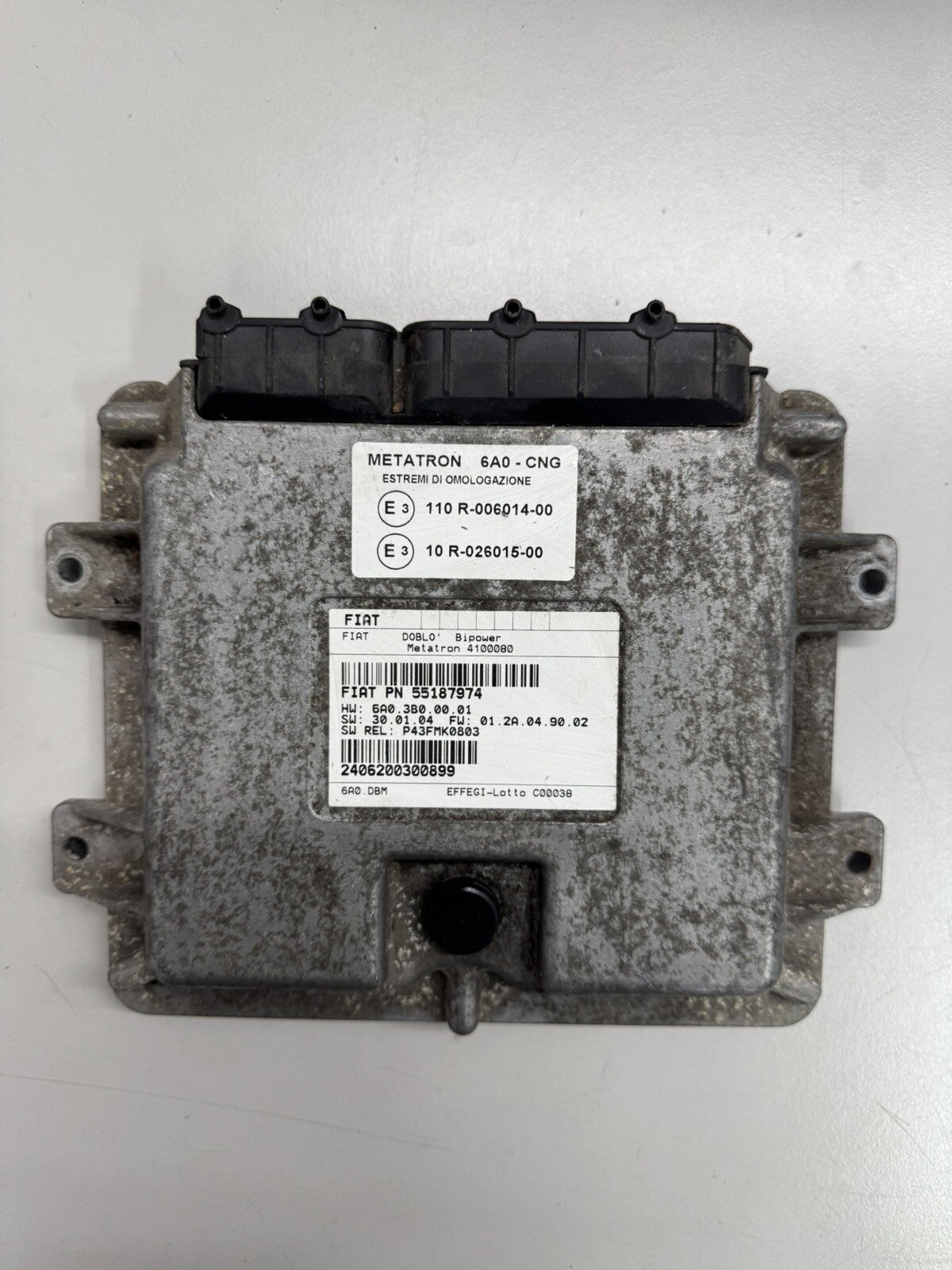 GEPRÜFT Fiat doblo 1.6 Gasanlage Steuergerät Metatron 55187974 6A0.3B0.00.01
