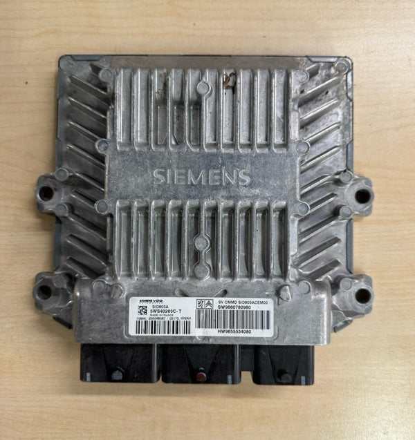 Plug&Play ENTSPERRT Peugeot 2.0 HDI ECU Steuergerät 5WS40265C-T, 9660780980