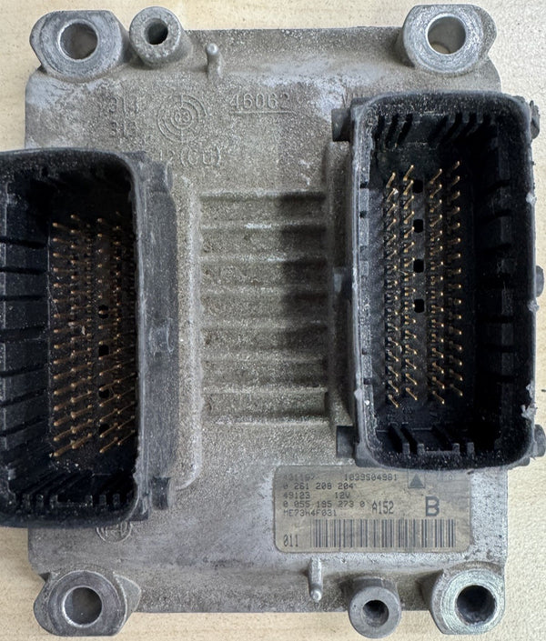 GEPRÜFT Fiat Stilo 1.4 16V Motorsteuergerät ECU 0261208204 1039S04981