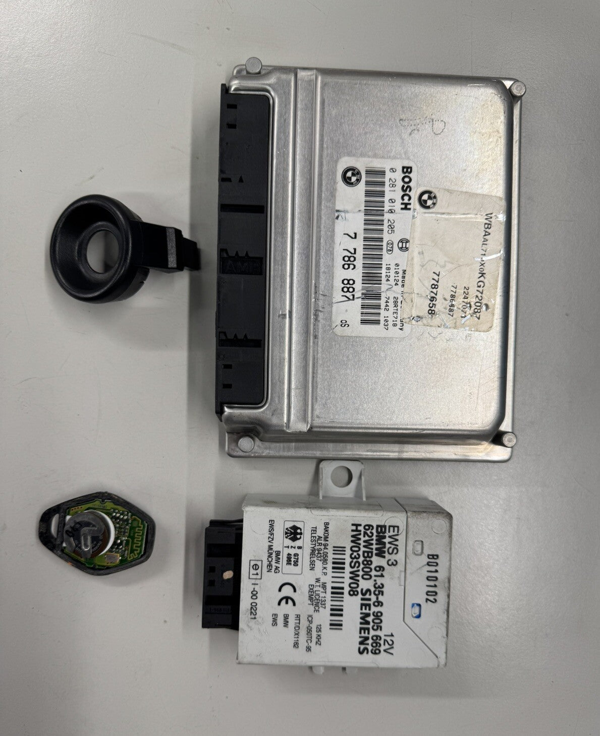 Wegfahrsperre Set BMW E46 2.0 Diesel 7786887 0281010205 61356905669