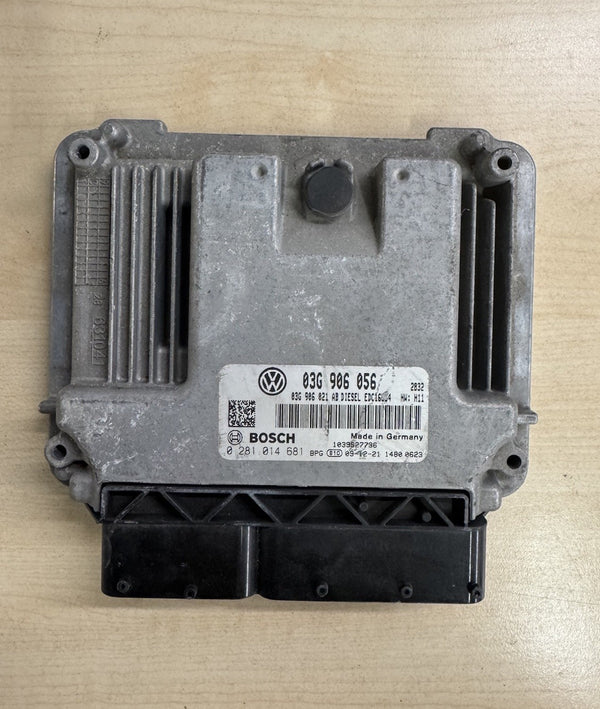Plug&Play ENTSPERRT VW TOURAN ECU Motorsteuergerät 0281014681 03G906056