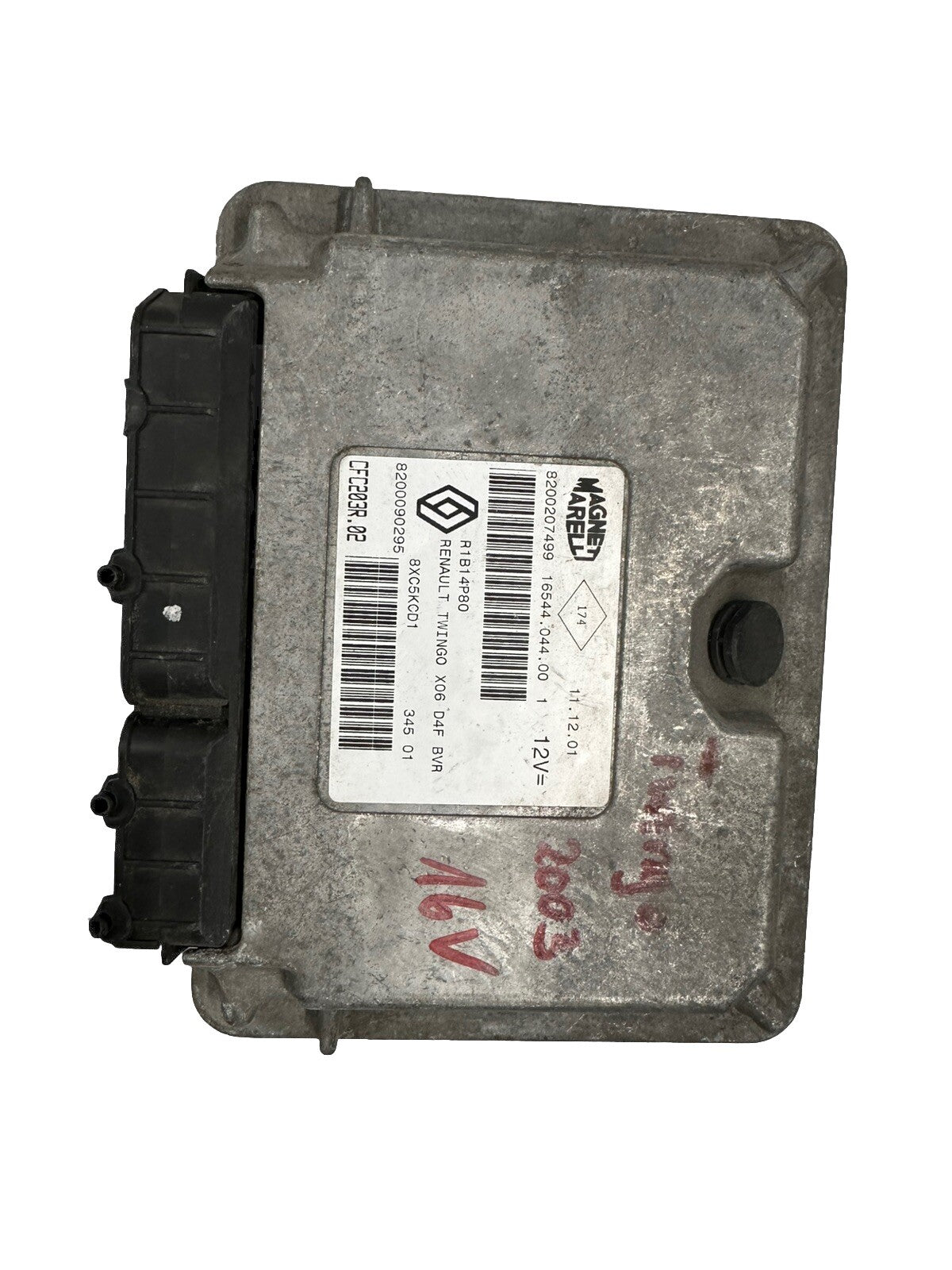 Geprüft Renault Twingo ECU Motorsteuergerät 8200207499 CFC203R.02 8200090295