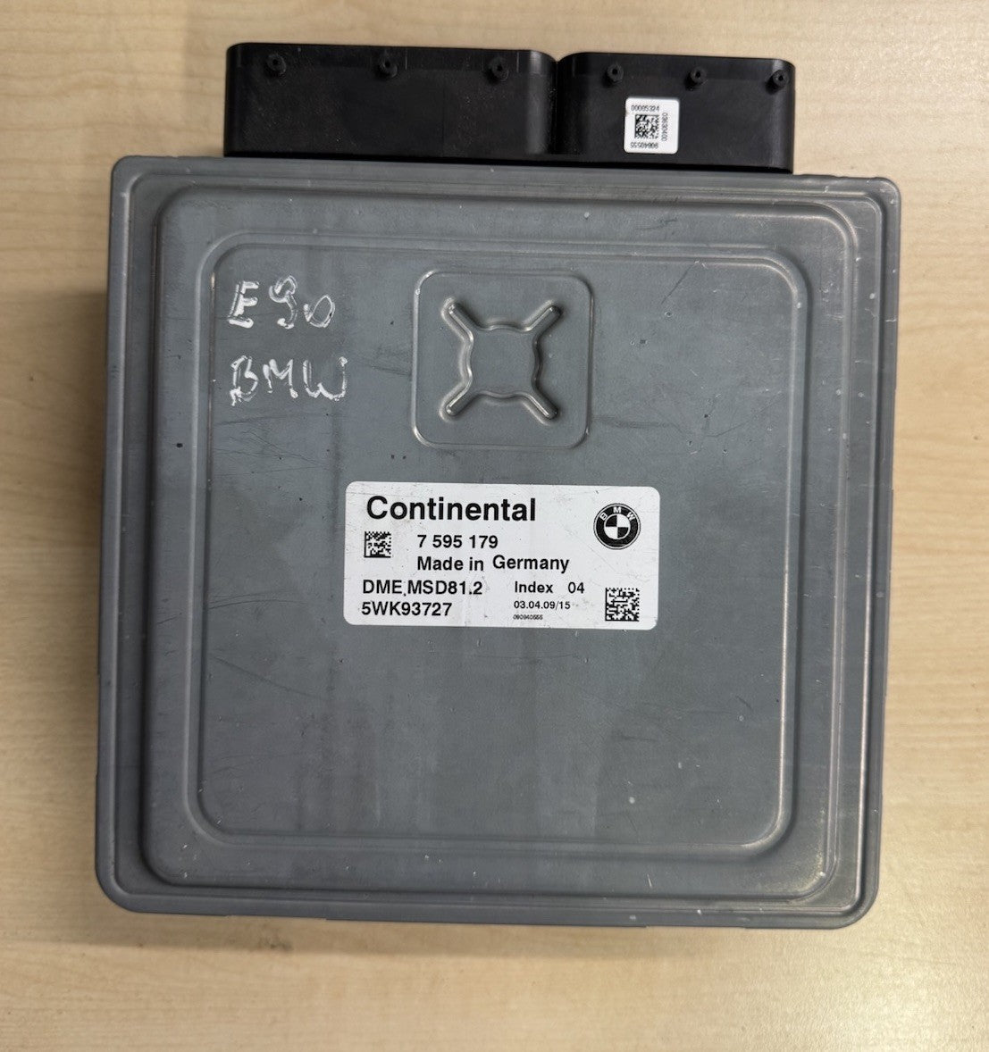 Plug&Play INK PROGRAMMIERUNG BMW 3er DME MSD81.2 ECU MS 7579142 5WK93709