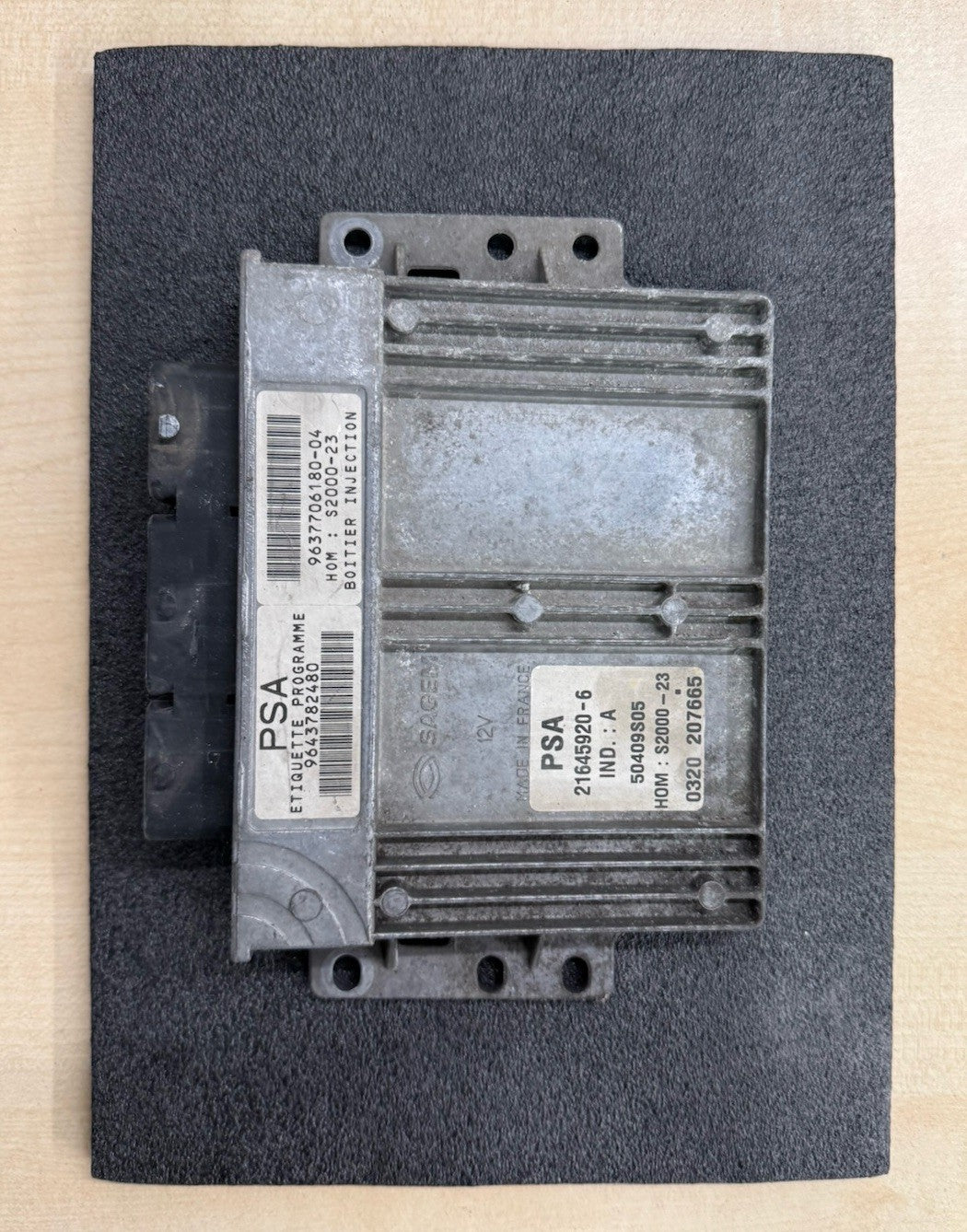Plug&Play ENTSPERRT PEUGEOT 206 ECU MS 9637706180-04 9643782480