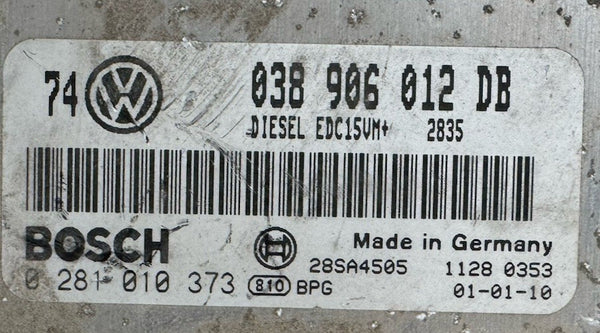 Plug&Play ENTSPERRT VW Golf 1,9 SDI ECU Steuergerät 038906012DB 0281010373