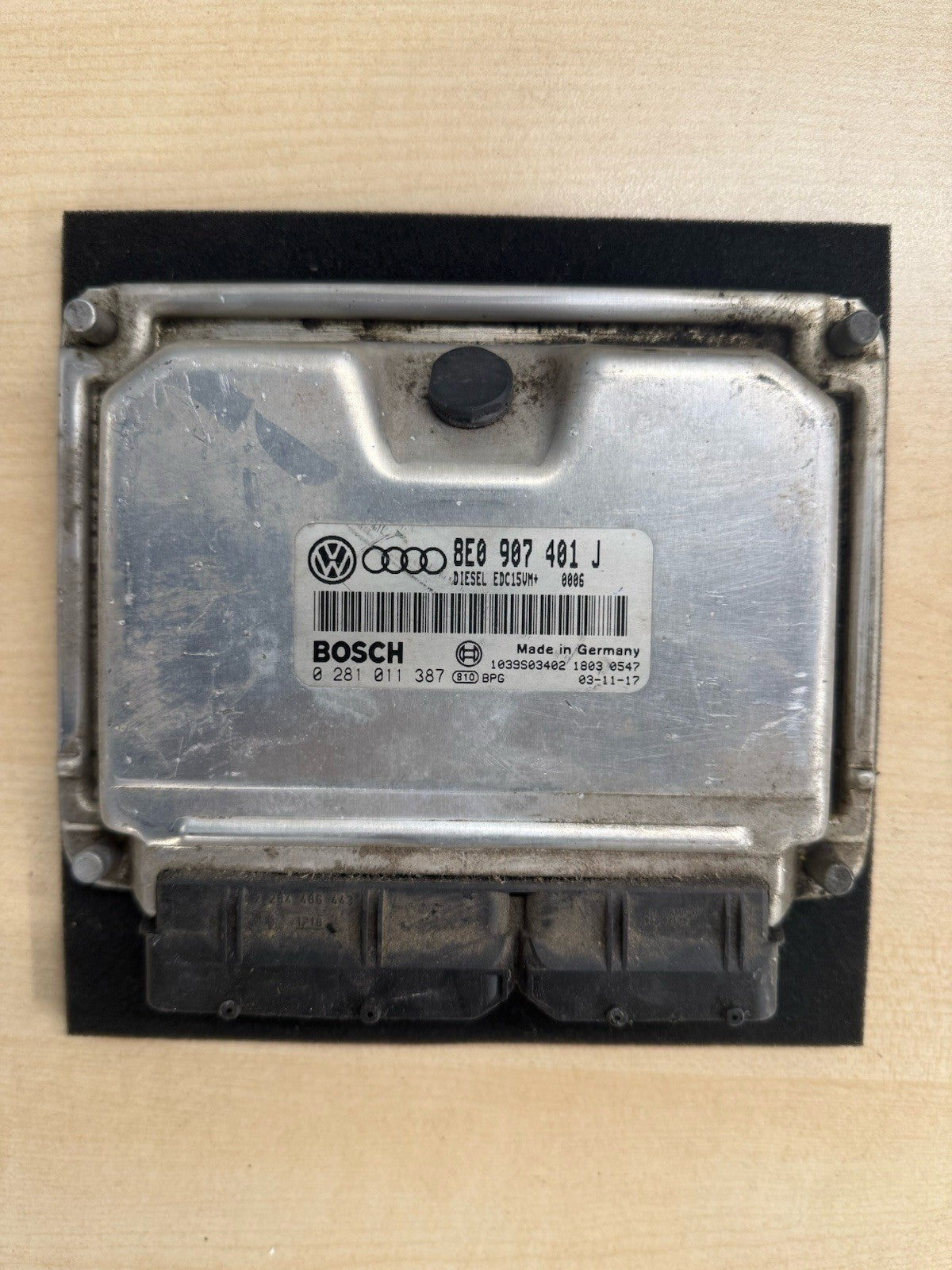 Plug&Play Entsperrt VW Audi 2.5 TDI ECU MS 8E0907401J 0281011387