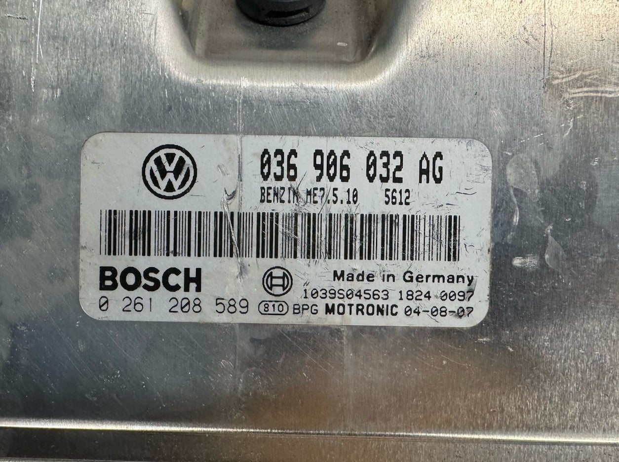 Plug&Play ENTSPERRT VW Golf V 1.4 ECU Steuergerät 036906032AG 0261208589