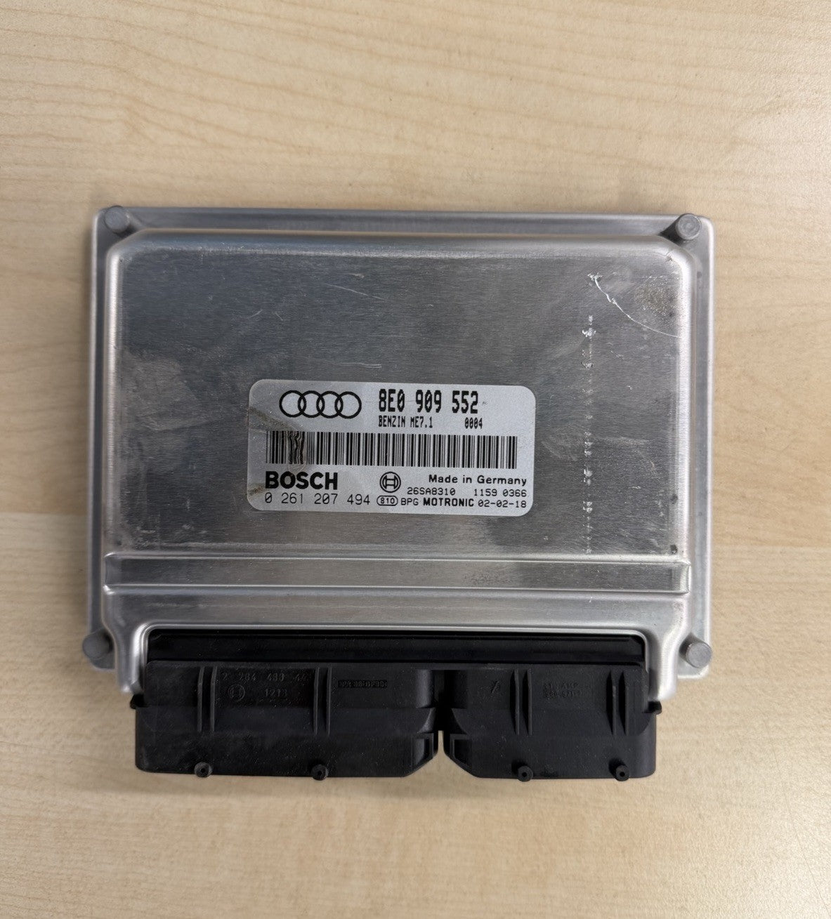 Plug&Play ENTSPERRT ECU MS Audi A4 A6 2.4 V6 8E0909552C Bosch 0261207494