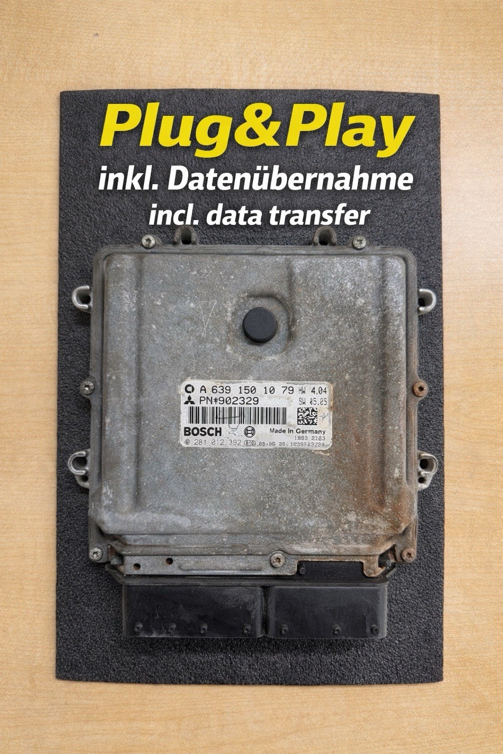 Plug&Play INK Datenübernahme Smart ECU MS A6391501079 0281012392