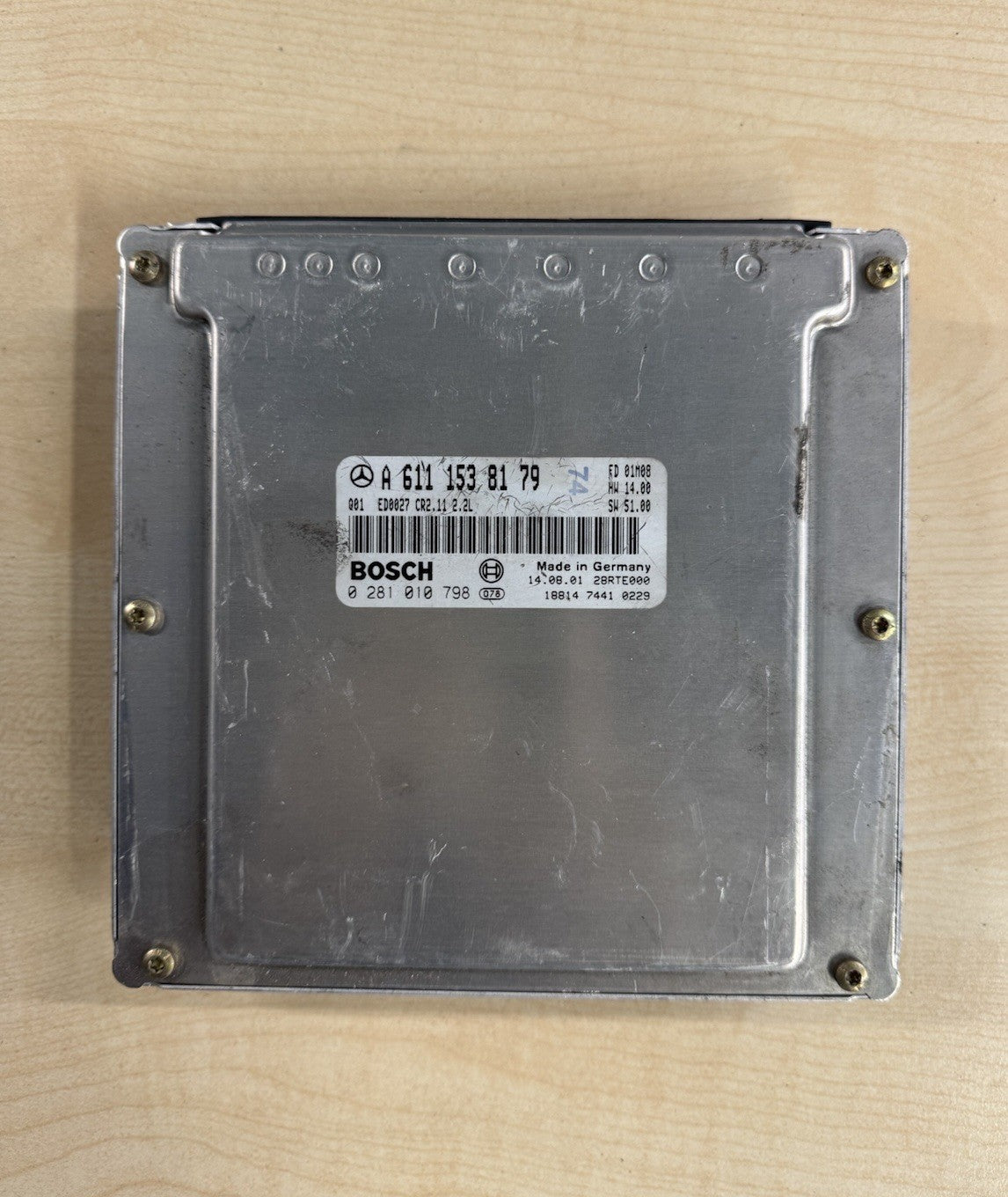 Plug&Play INK Programmierung MB W203 Steuergerät A6111538179 0281010798